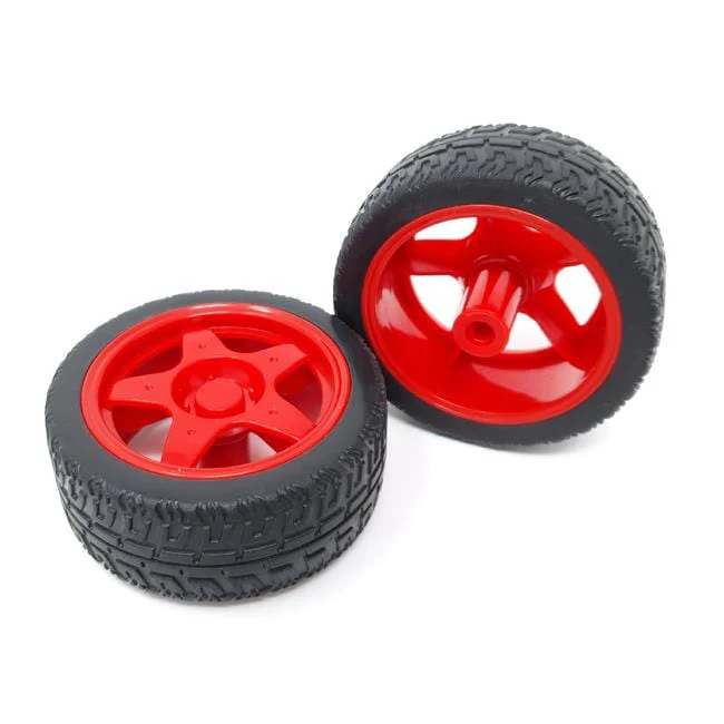Red Robot Wheels (pair) - Image 2