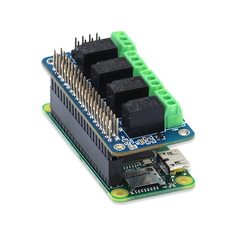 Relay 4 Zero - 4-Channel Relay Board for Pi Zero [Discontinued] - Image 3