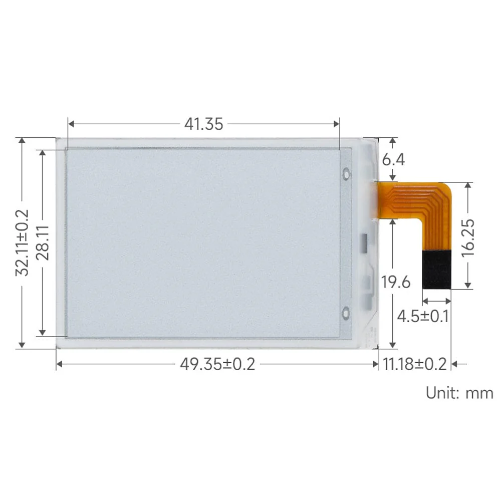 Replacement 1.9" ePaper Display Raw Panel for Segment Display Module - Image 5