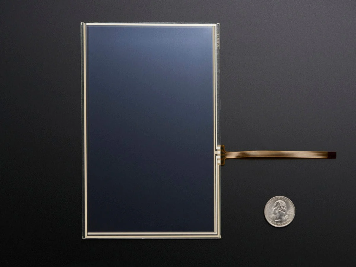 Resistive Touchscreen Overlay - 7" diag. 165mm x 105mm - 4 Wire - Image 2