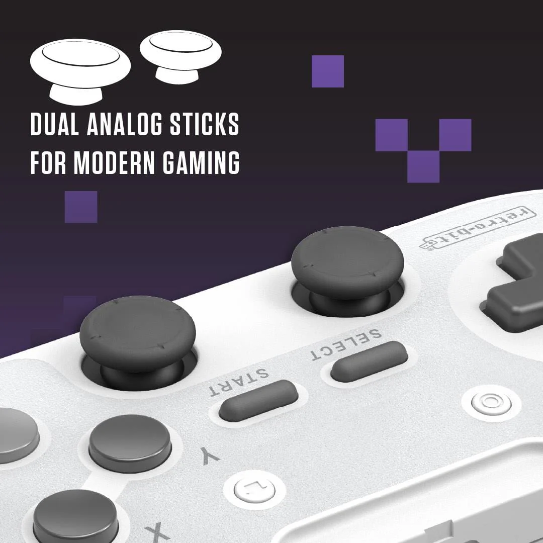 Retro-Bit Legacy16 2.4GHz Wireless Controller - Classic Grey [Discontinued] - Image 4