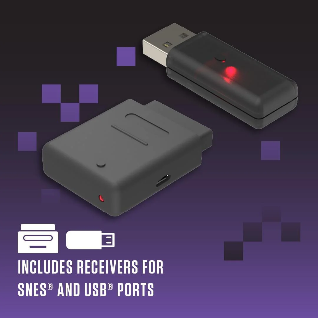 Retro-Bit Legacy16 2.4GHz Wireless Controller - Classic Grey [Discontinued] - Image 8