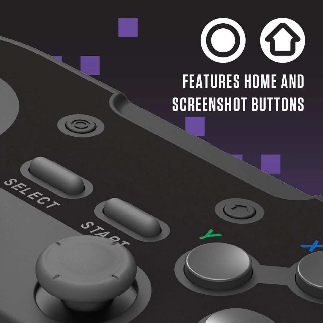 Retro-Bit Legacy16 2.4GHz Wireless Controller - Onyx [Discontinued] - Image 7
