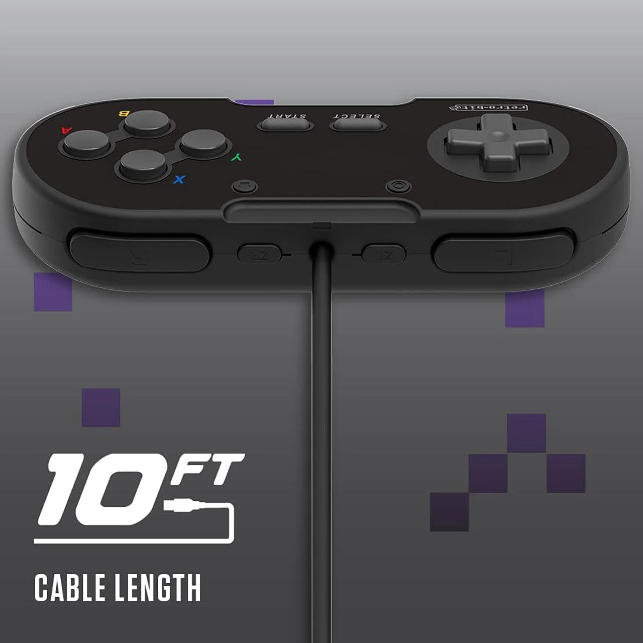 Retro-Bit Legacy16 Wired USB Controller - Onyx [Discontinued] - Image 8