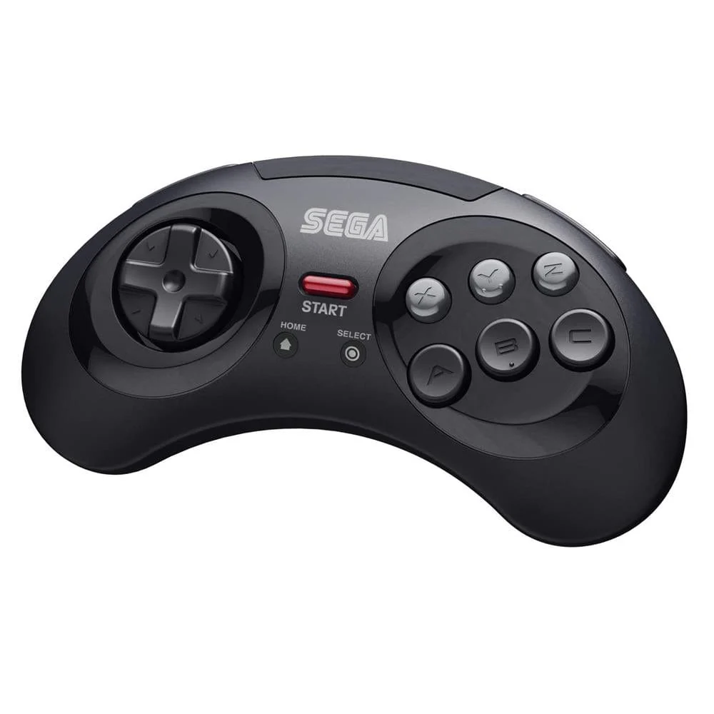 Retro-Bit Official SEGA Mega Drive 8-Button 2.4Ghz Wireless Arcade Pad - Black [Discontinued] - Image 5
