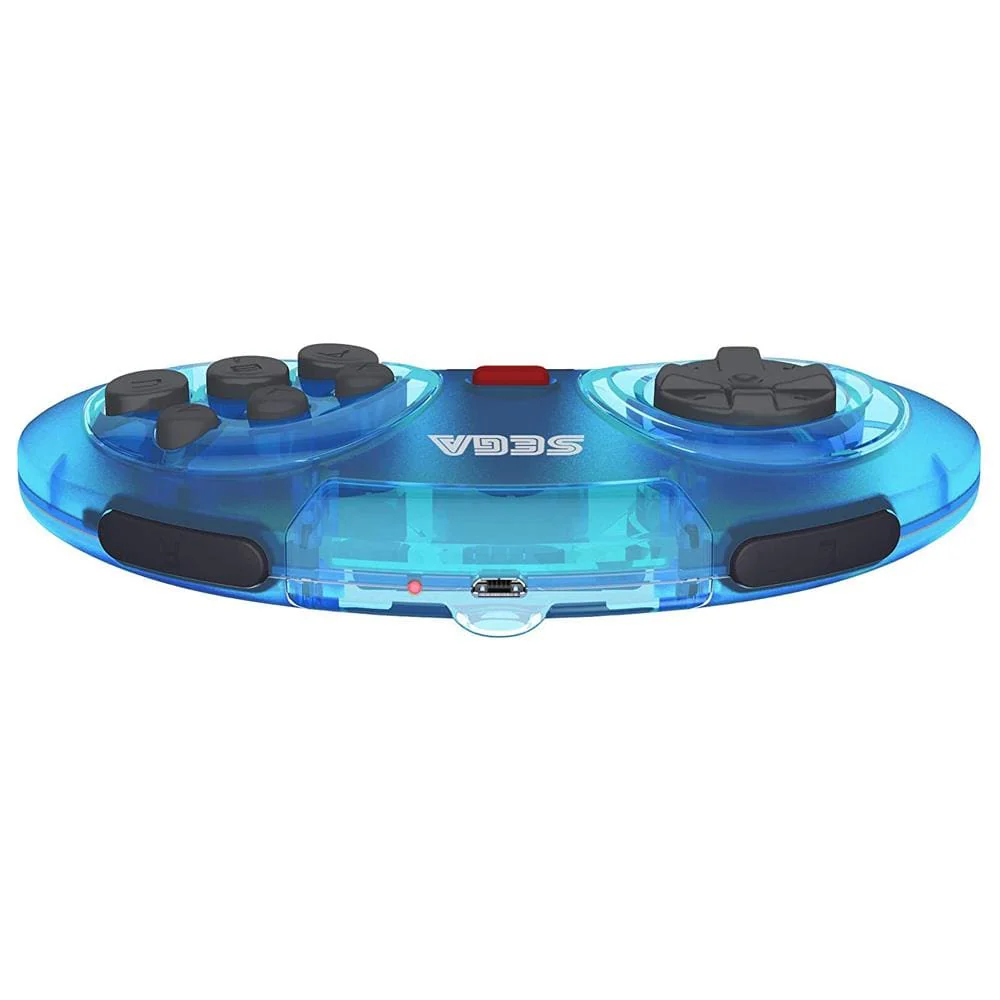 Retro-Bit Official SEGA Mega Drive 8-Button 2.4Ghz Wireless Arcade Pad - Blue [Discontinued] - Image 3