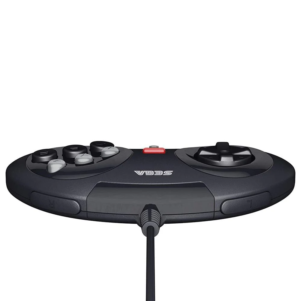 Retro-Bit Official SEGA Mega Drive 8-Button USB Arcade Pad - Black [Discontinued] - Image 3