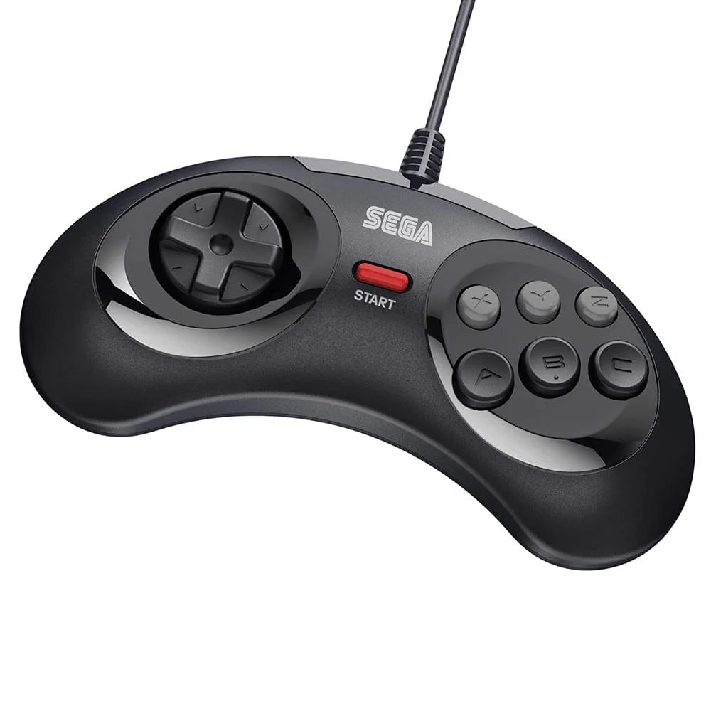 Retro-Bit Official SEGA Mega Drive 8-Button USB Arcade Pad - Black [Discontinued] - Image 5