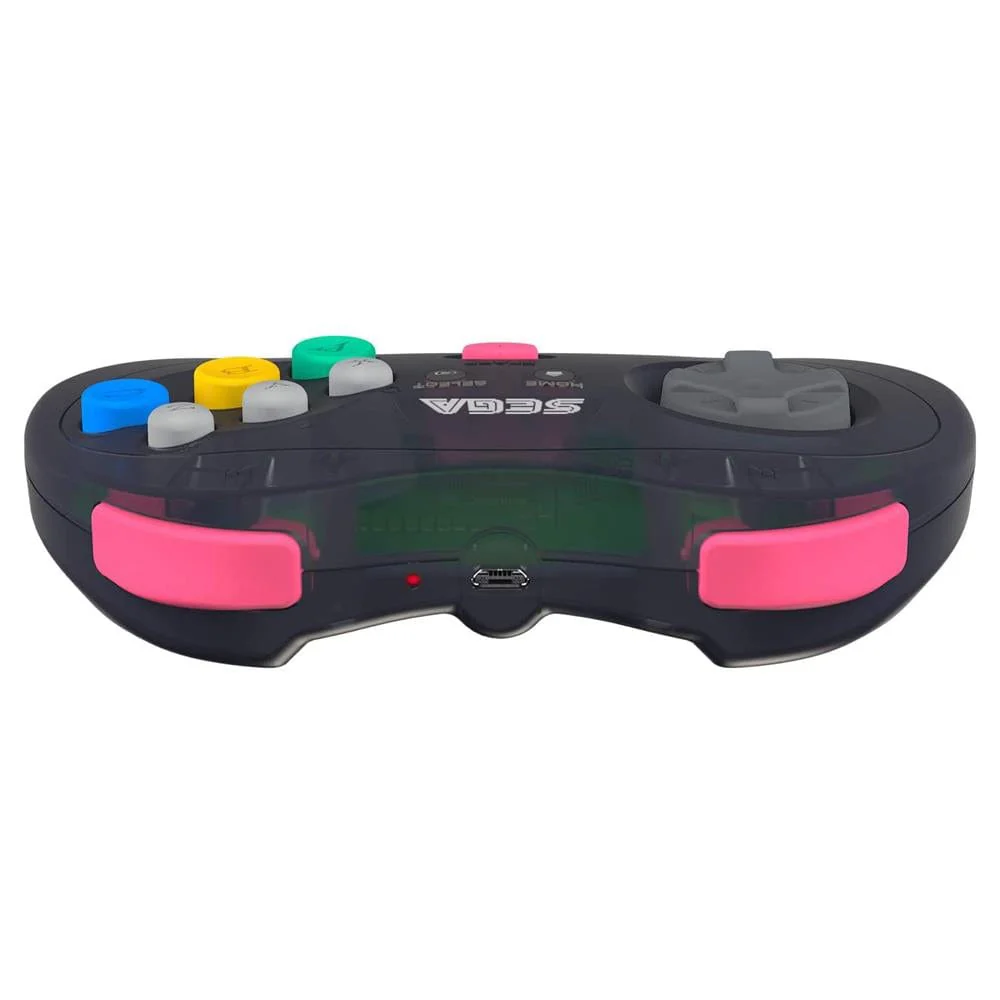 Retro-Bit Official SEGA Saturn 8-Button 2.4Ghz Wireless Arcade Pad - Grey [Discontinued] - Image 3