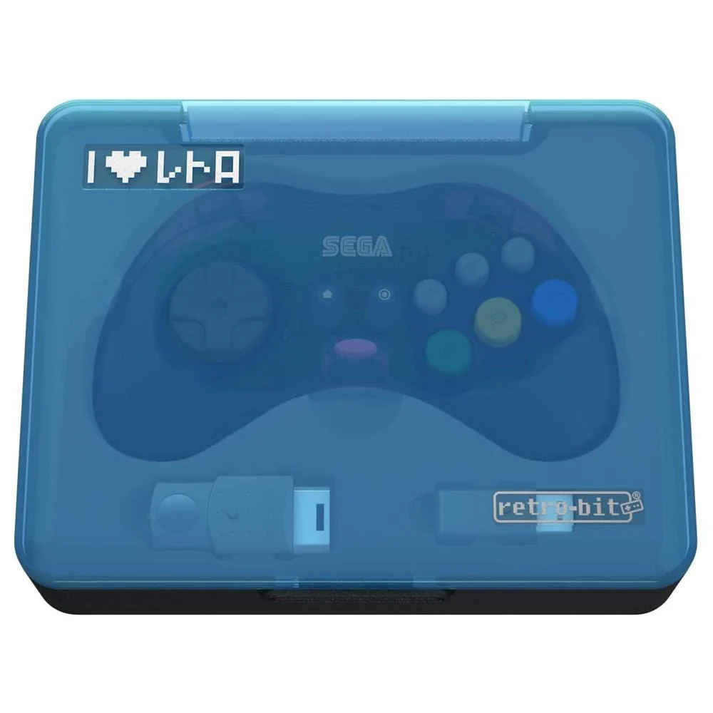 Retro-Bit Official SEGA Saturn 8-Button 2.4Ghz Wireless Arcade Pad - Grey [Discontinued] - Image 8