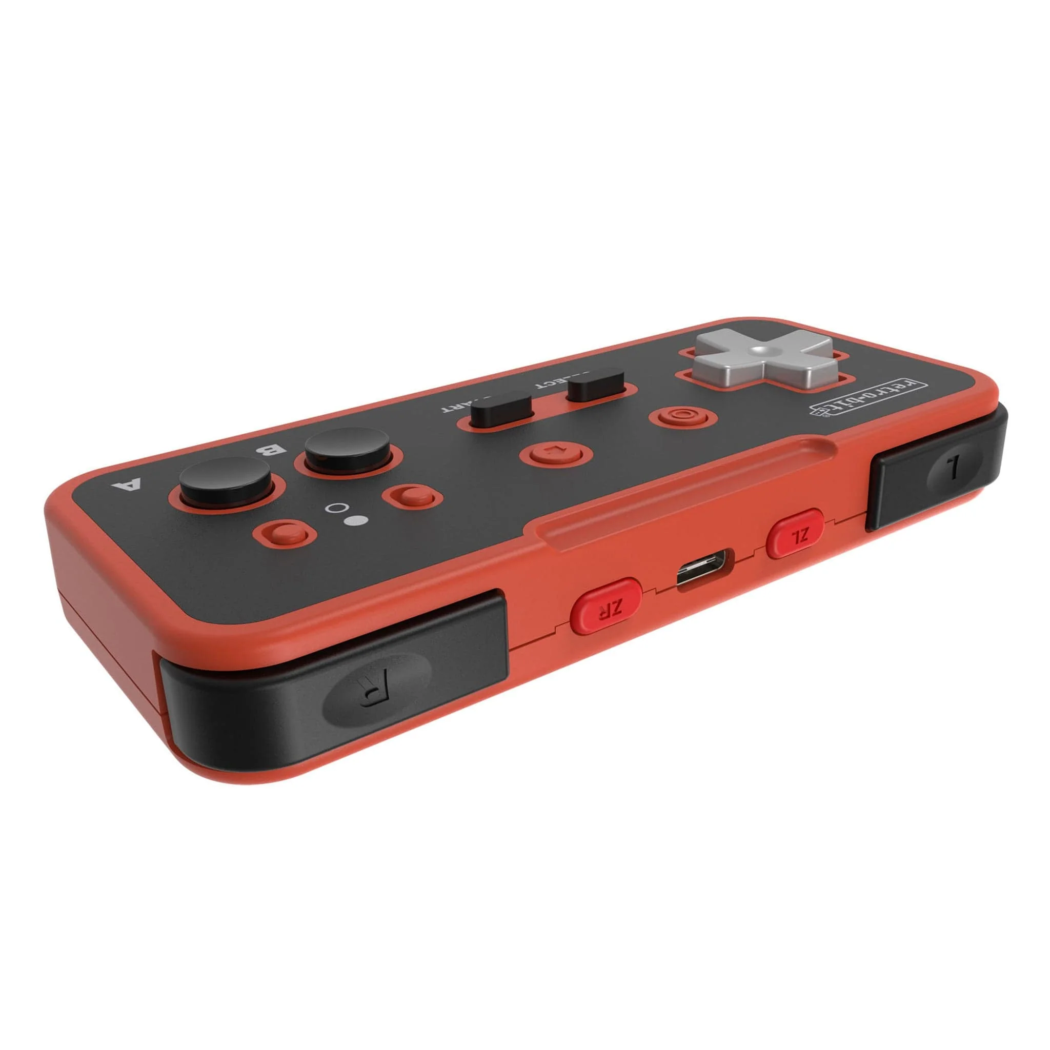 Retro-Bit Origin8 2.4Ghz Wireless Controller - Red & Black - Image 4