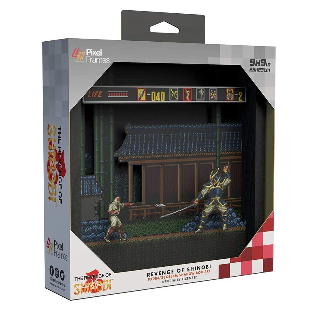 Revenge of Shinobi Pixel Frame (9x9") [Discontinued] - Image 2