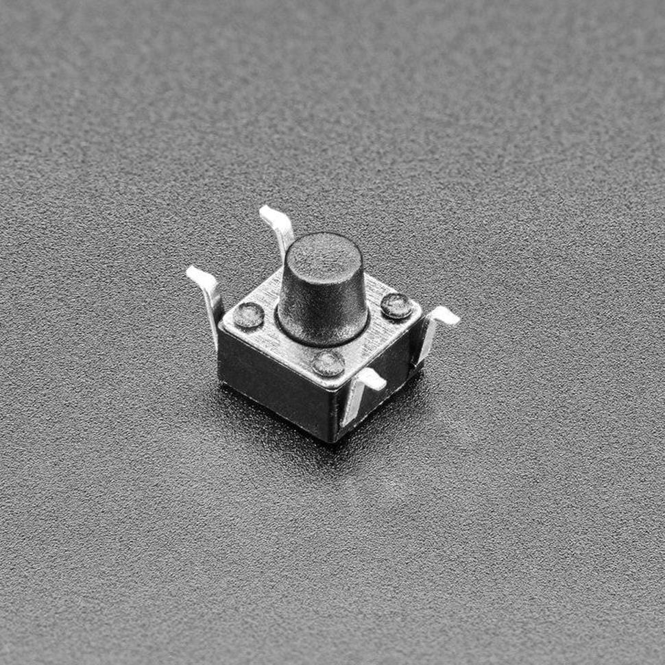 Reverse Mount Tactile Switch Buttons - 6mm Square - 10 Pack - Image 2