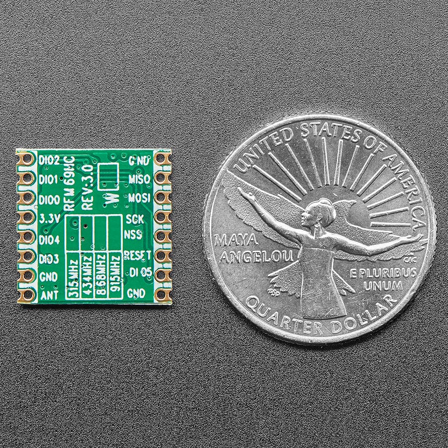 RFM69HCW 433 MHz Transceiver Radio Module - Image 3