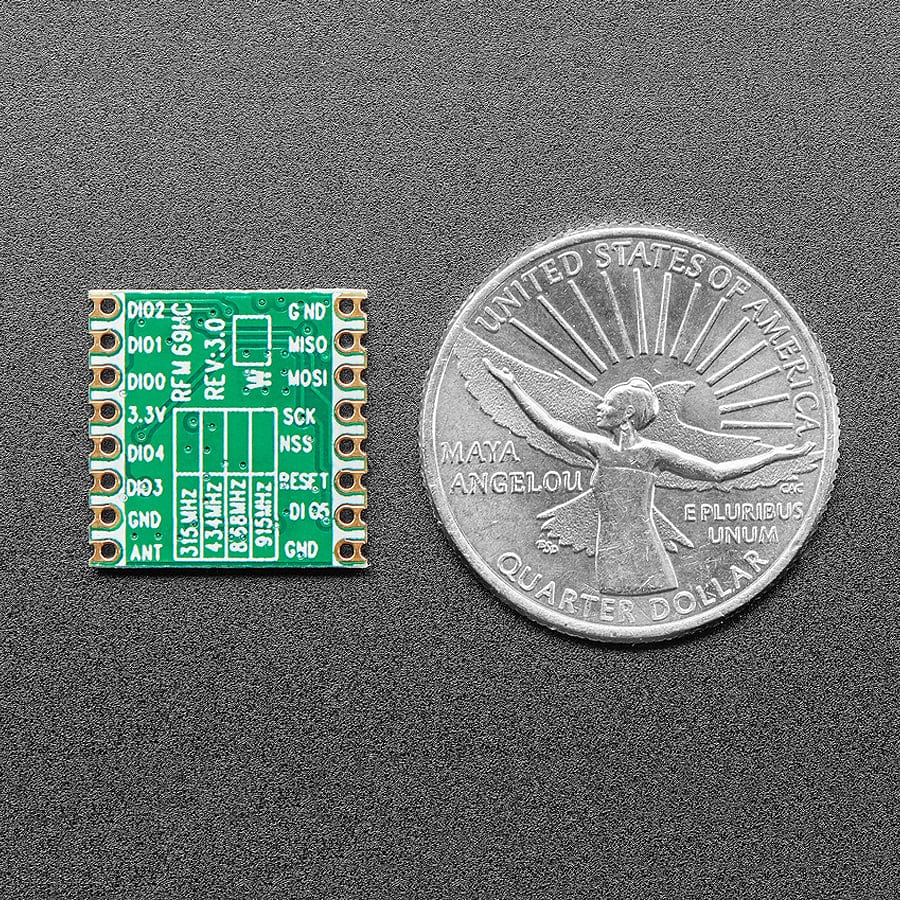 RFM69HCW 915MHz Transceiver Radio Module [Discontinued] - Image 3