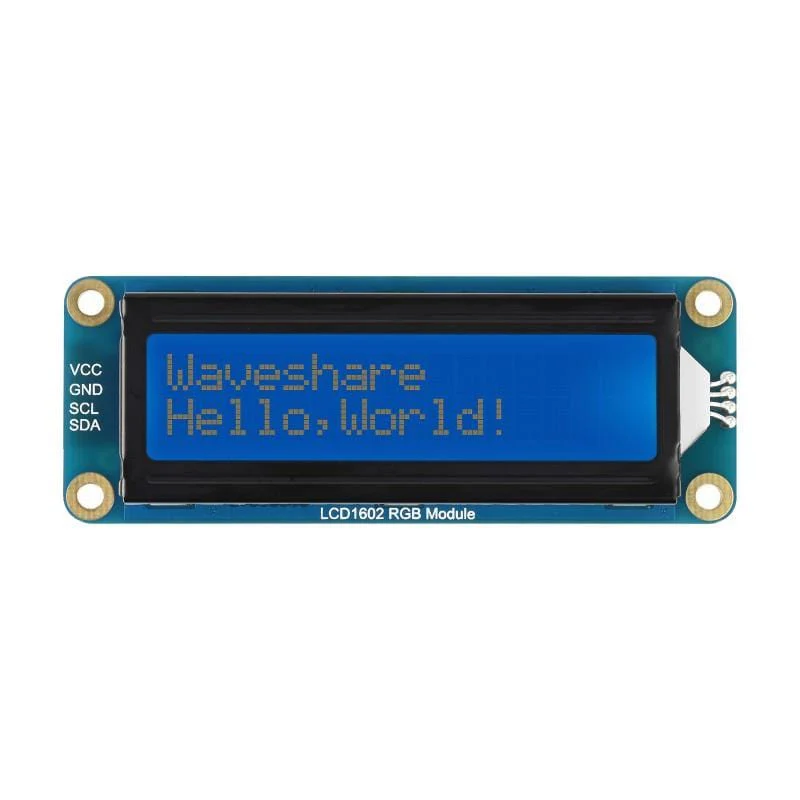 RGB 16x2 LCD Display (I2C, 3.3V/5V) - Image 4