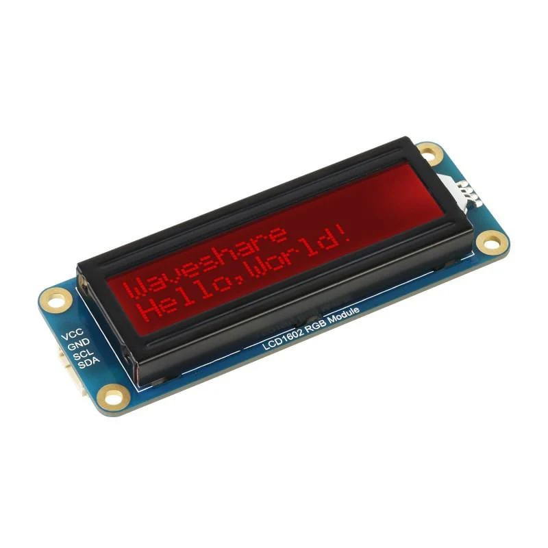RGB 16x2 LCD Display (I2C, 3.3V/5V) - Image 5