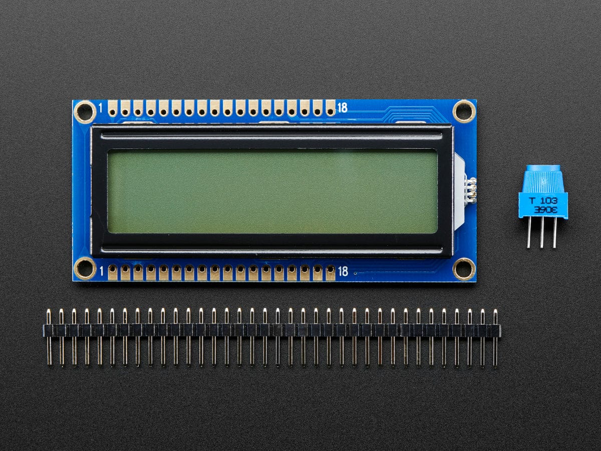 RGB backlight positive LCD 16x2 + extras (black on RGB) - Image 4