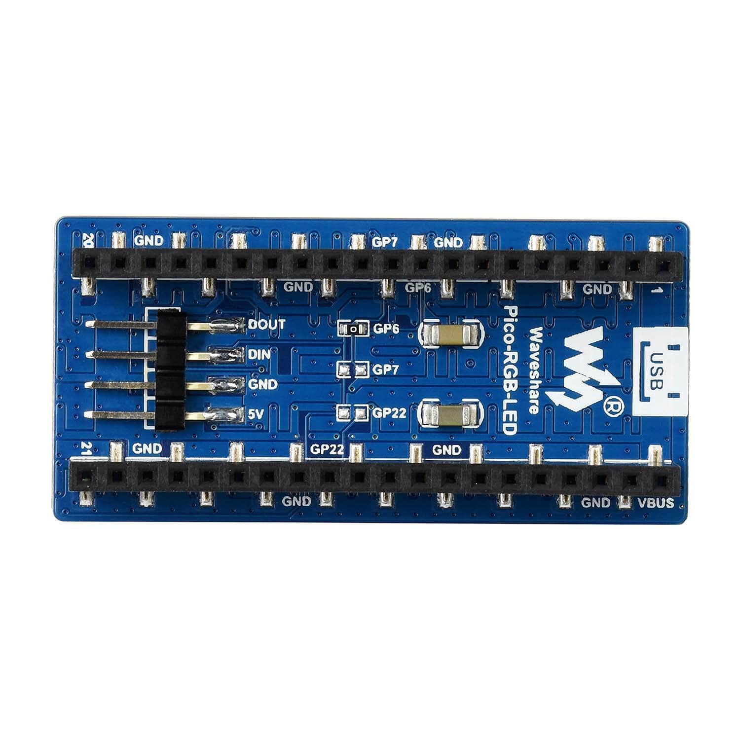 RGB Full-Colour LED Matrix Panel for Raspberry Pi Pico (16x10) - Image 4
