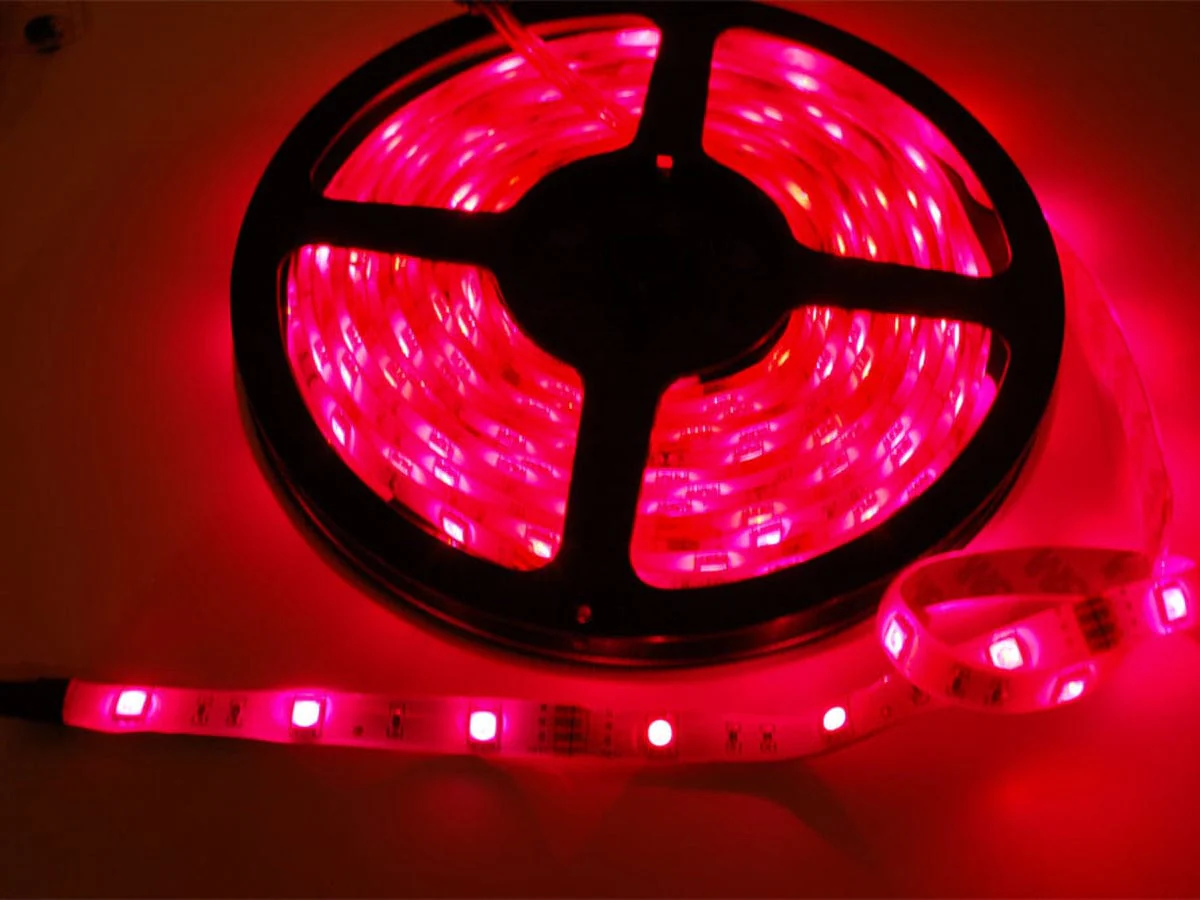 RGB LED weatherproof flexi-strip - 30 LED (1m) - Image 3