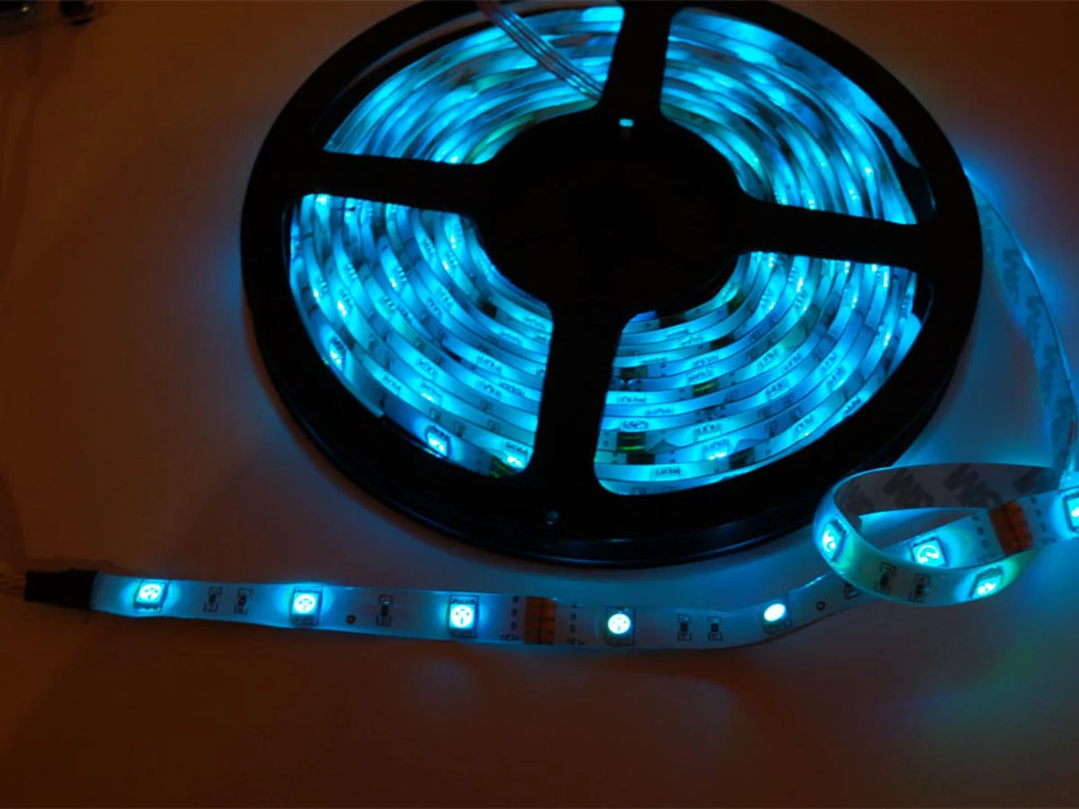 RGB LED weatherproof flexi-strip - 30 LED (1m) - Image 5