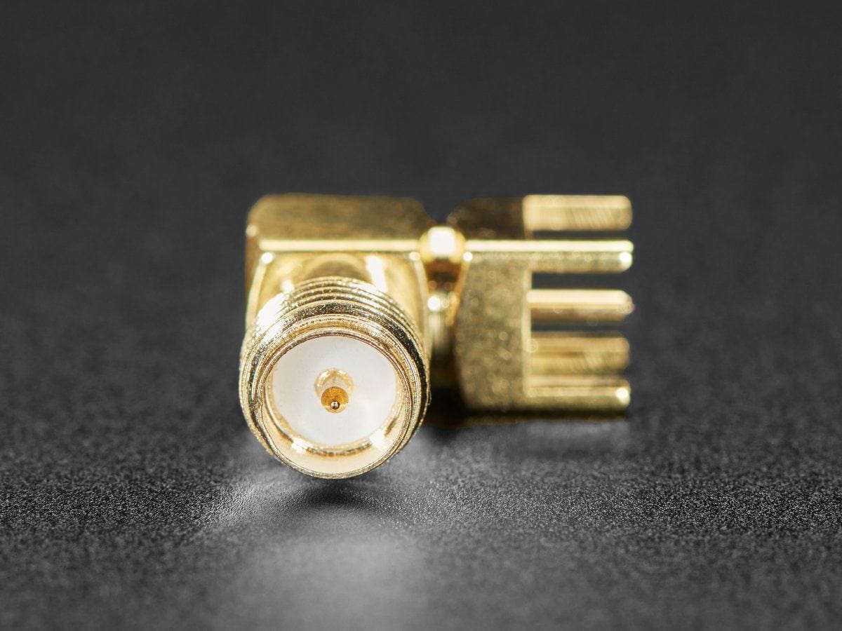 Right Angle RP-SMA Thru Hole RF Connector - Image 2