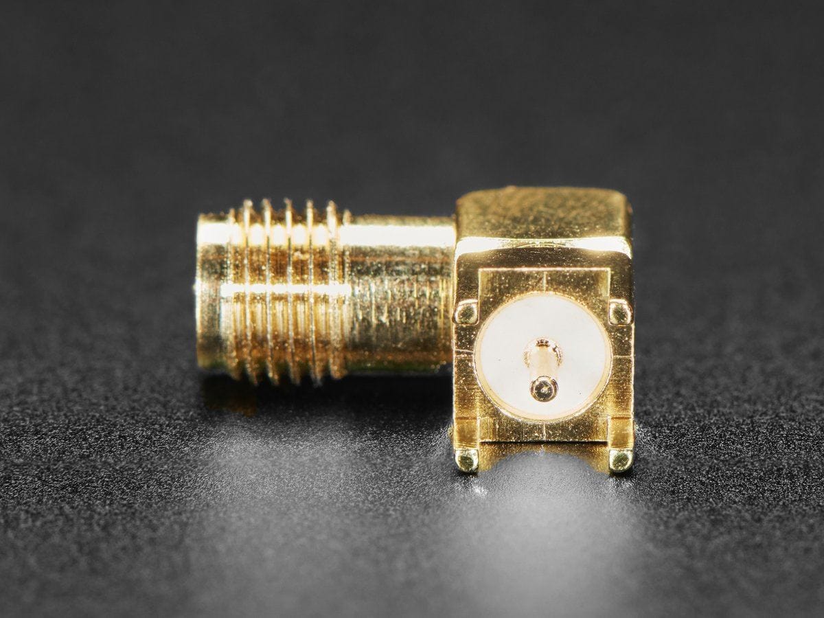 Right Angle RP-SMA Thru Hole RF Connector - Image 3