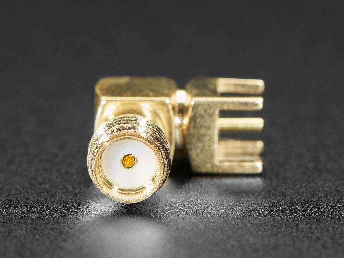 Right Angle SMA Thru Hole RF Connector - Image 2
