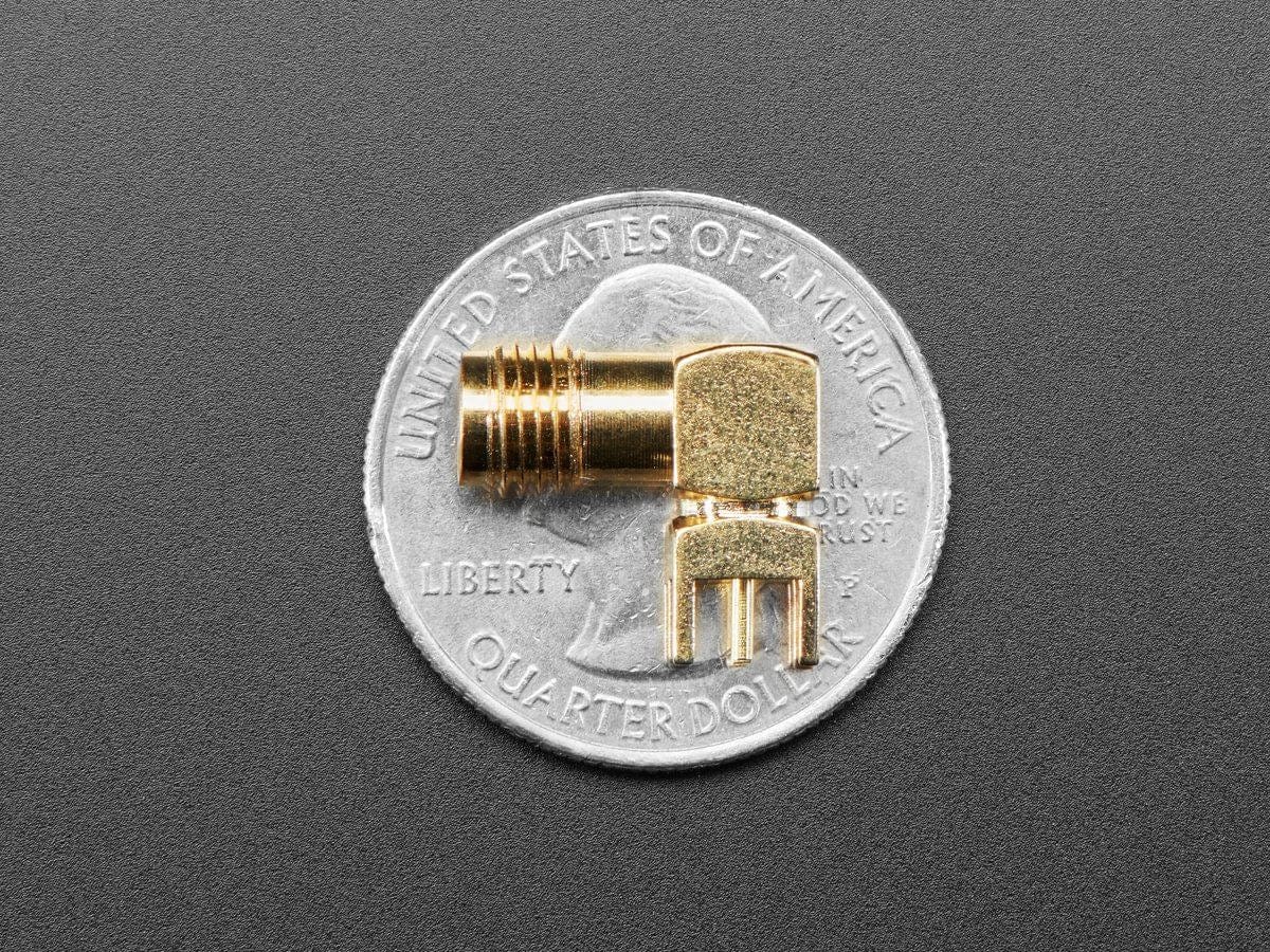 Right Angle SMA Thru Hole RF Connector - Image 4