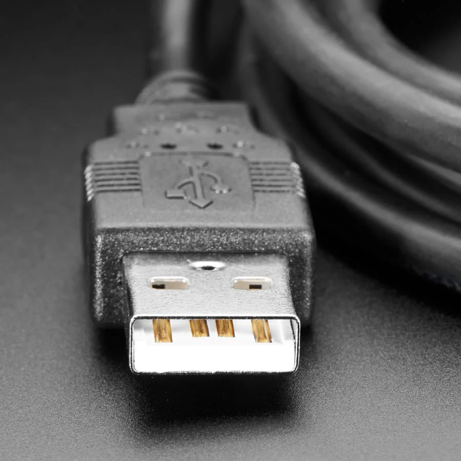 Right Angle USB cable - A/MicroB - Image 4