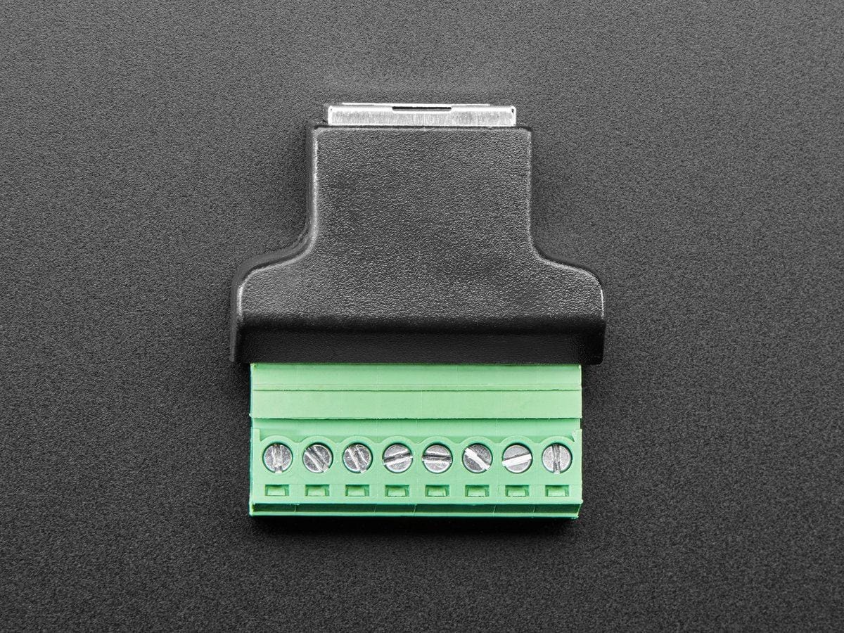 RJ-45 Terminal Block to Ethernet Socket Adapter - Image 2