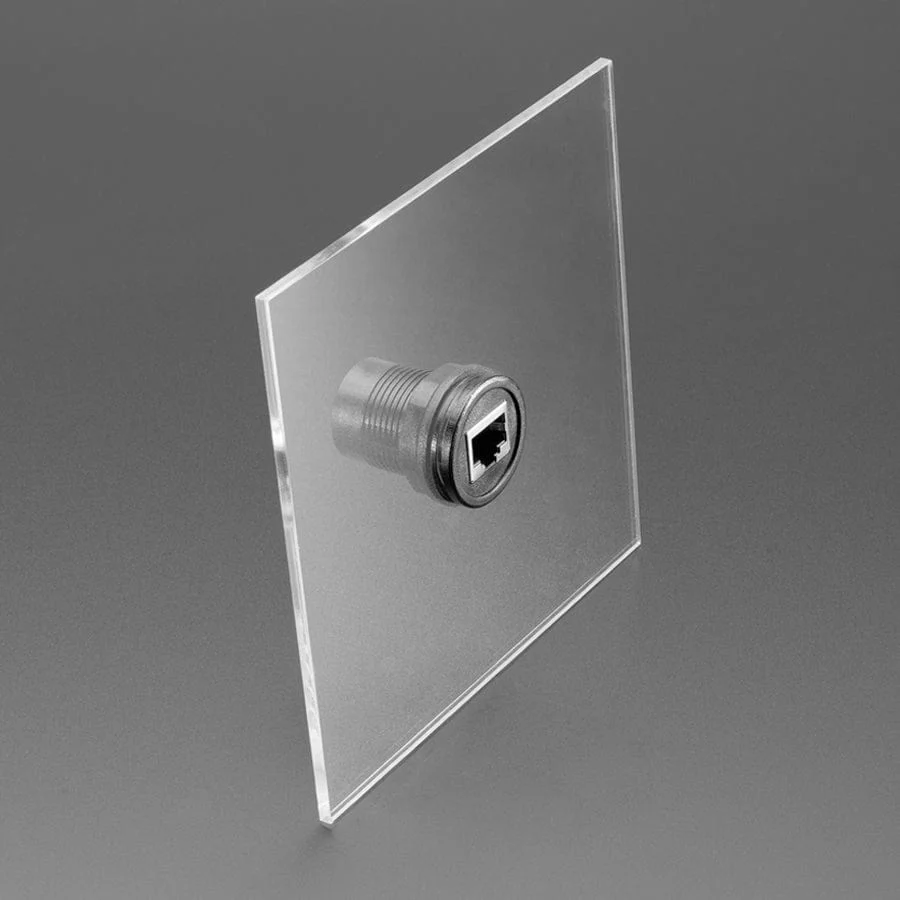 RJ-50 (10P10C) Round Panel Mount Adapter Plug - Image 2