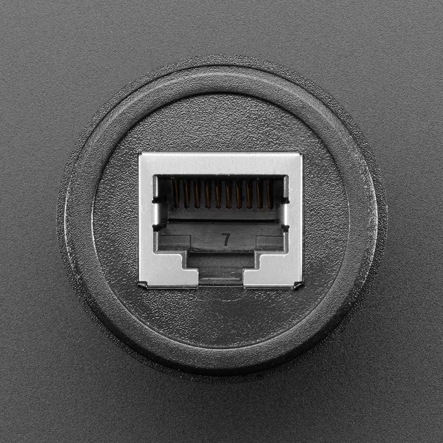 RJ-50 (10P10C) Round Panel Mount Adapter Plug - Image 4