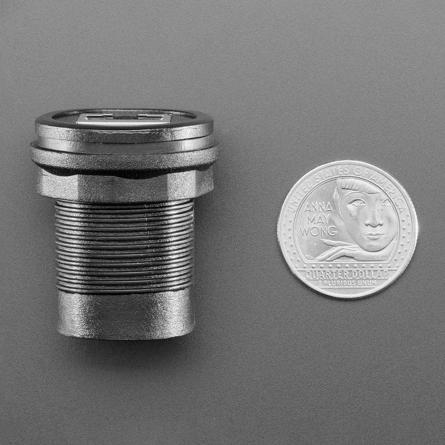 RJ-50 (10P10C) Round Panel Mount Adapter Plug - Image 6