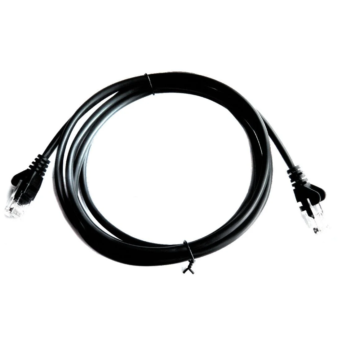 RJ45 Cat5e Ethernet LAN Cable 2m (Black) - Image 2