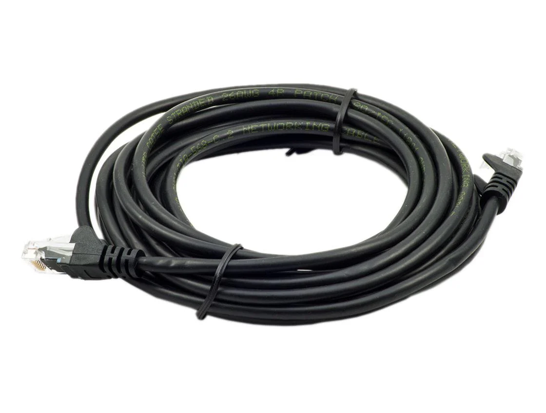 RJ45 Cat5e Ethernet LAN Cable 5m (Black) - Image 2