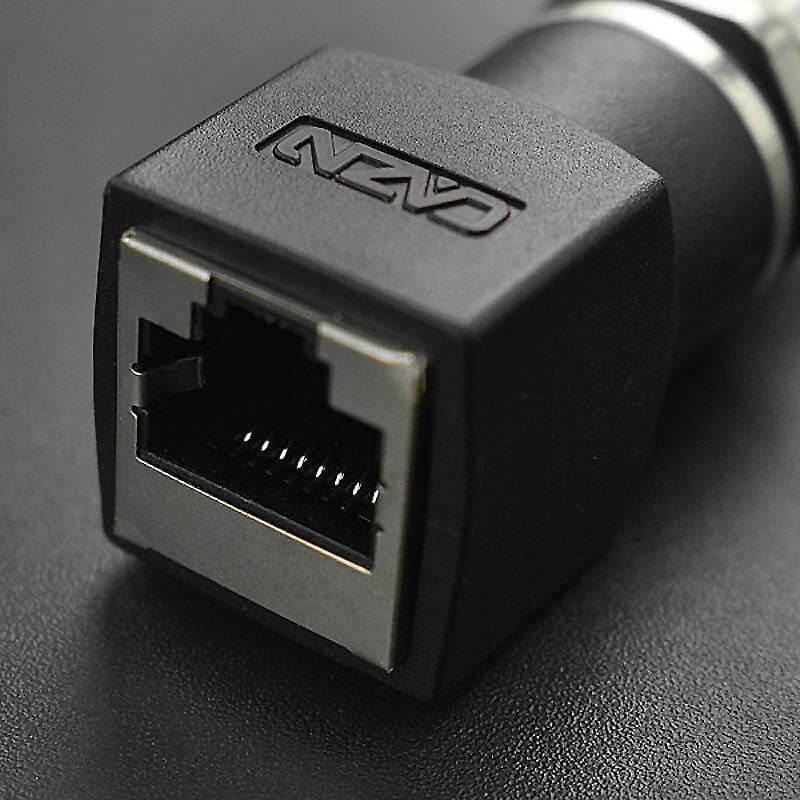RJ45 Female to M12 4-Pin Female Adapter [Discontinued] - Image 3