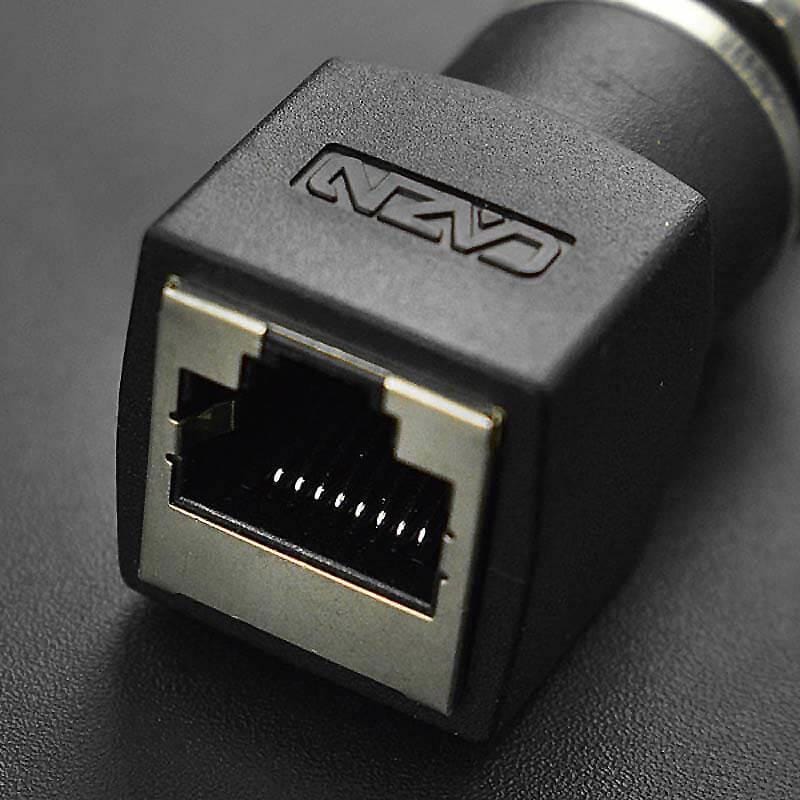 RJ45 Female to M12 4-Pin Male Adapter - Image 3