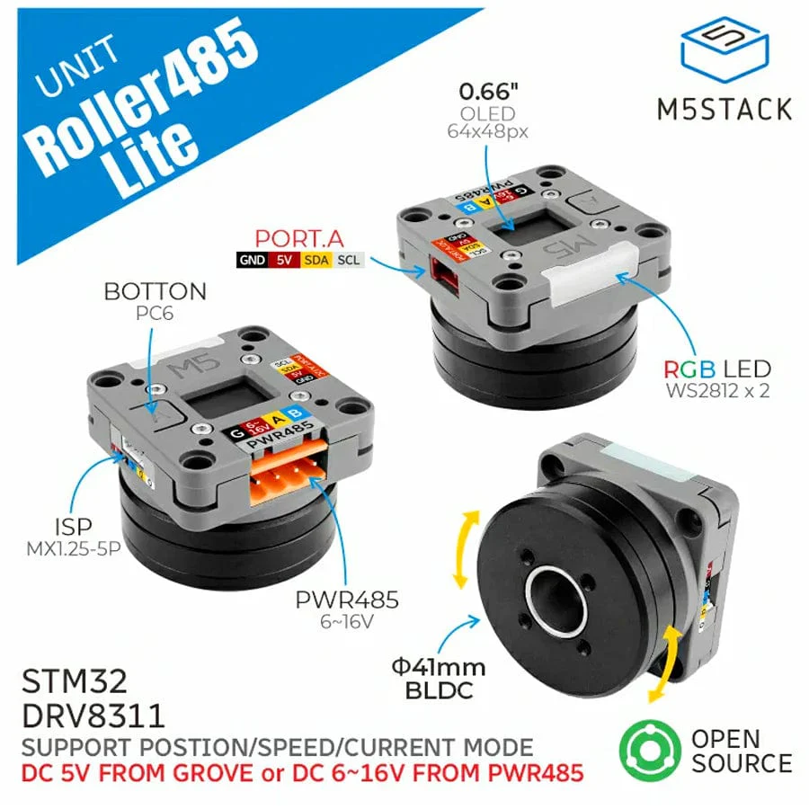 Roller485 Lite Unit without Slip Ring (STM32) - Image 2