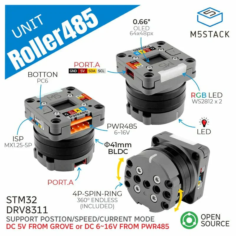 Roller485 Unit with BLDC Motor (STM32) - Image 2