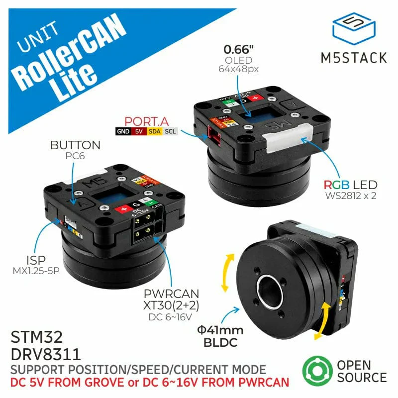 RollerCAN Unit with BLDC Motor (STM32) - Image 3