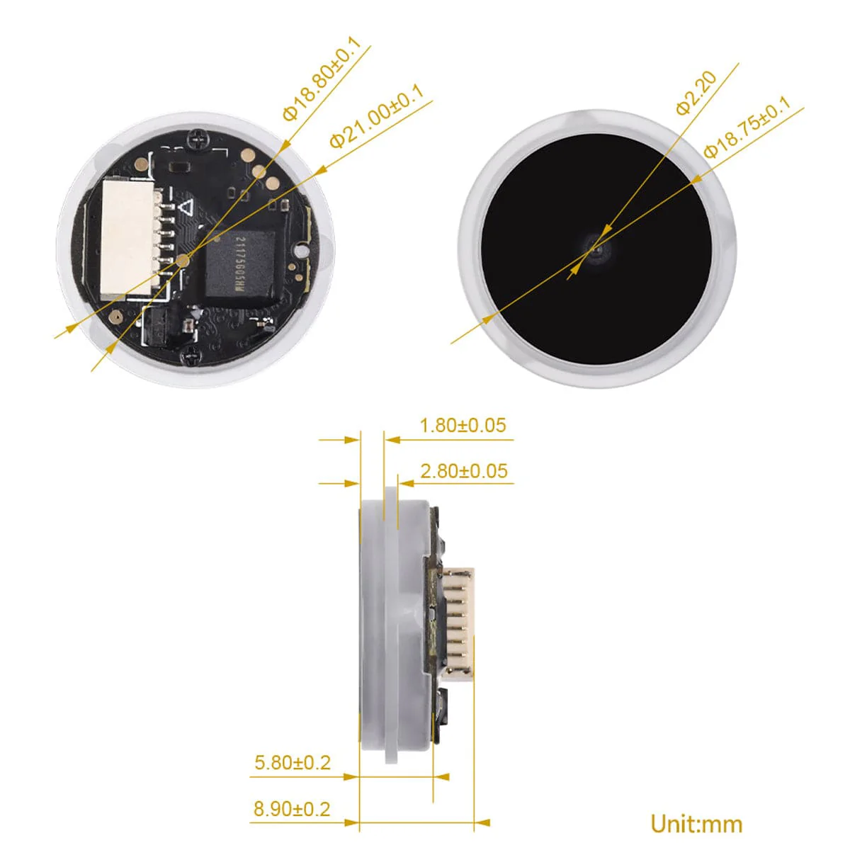 Round 2D Barcode/QR Scanner Module - Image 10