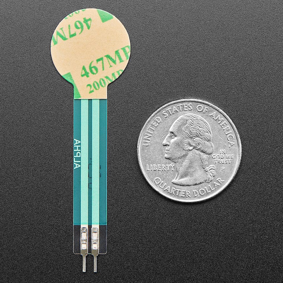 Round High Force Sensitive Resistor (FSR) - 1 ~ 100 Newton Force - Alpha MF01A-N-221-A05 - Image 3