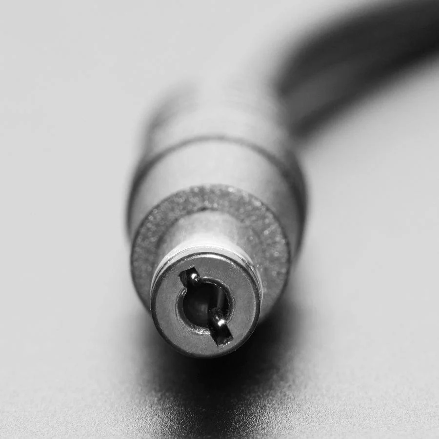 Round Panel Mount 5.5mm/2.1mm DC Barrel Jack Extension Cable - 30cm long - Image 4