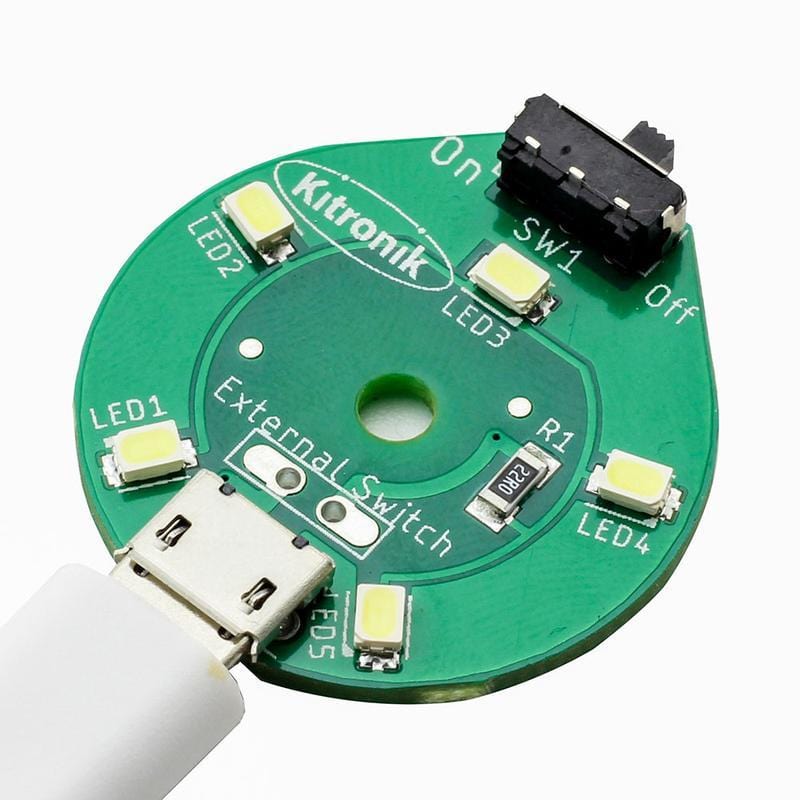 Round USB White LED Lamp - Image 2