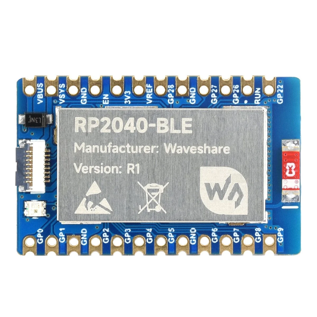 RP2040-BLE Development Board with Adapter Board - Image 3