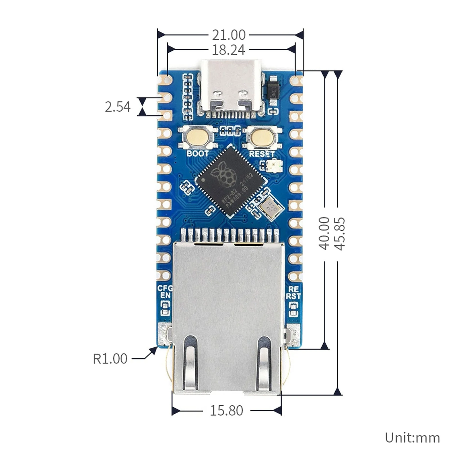 Ethernet Mini Development Board (RP2040) - Image 8