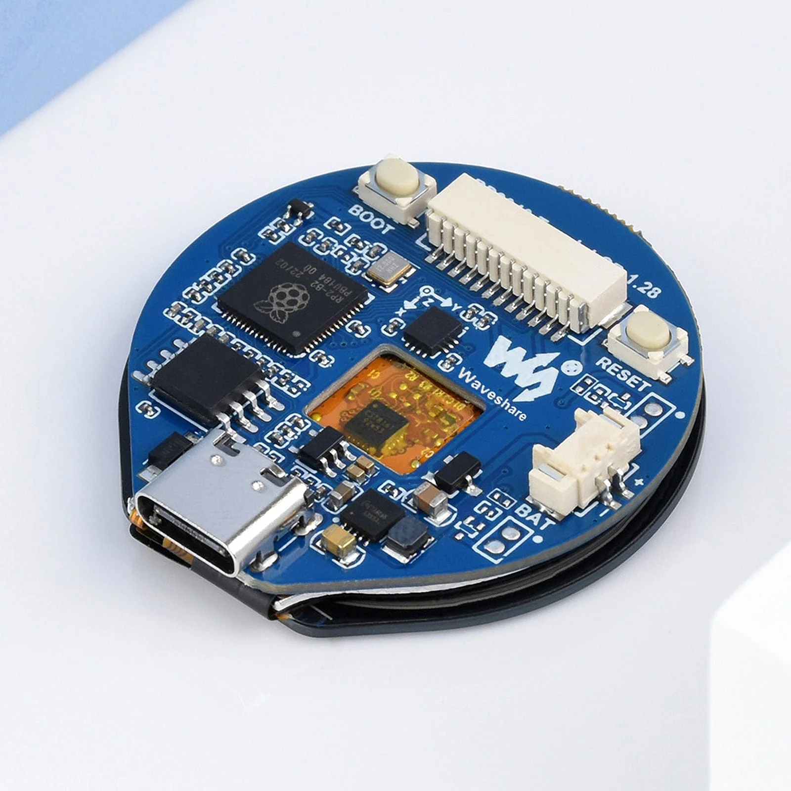 RP2040 1.28" Round Touch LCD with Accelerometer & Gyroscope - Image 2