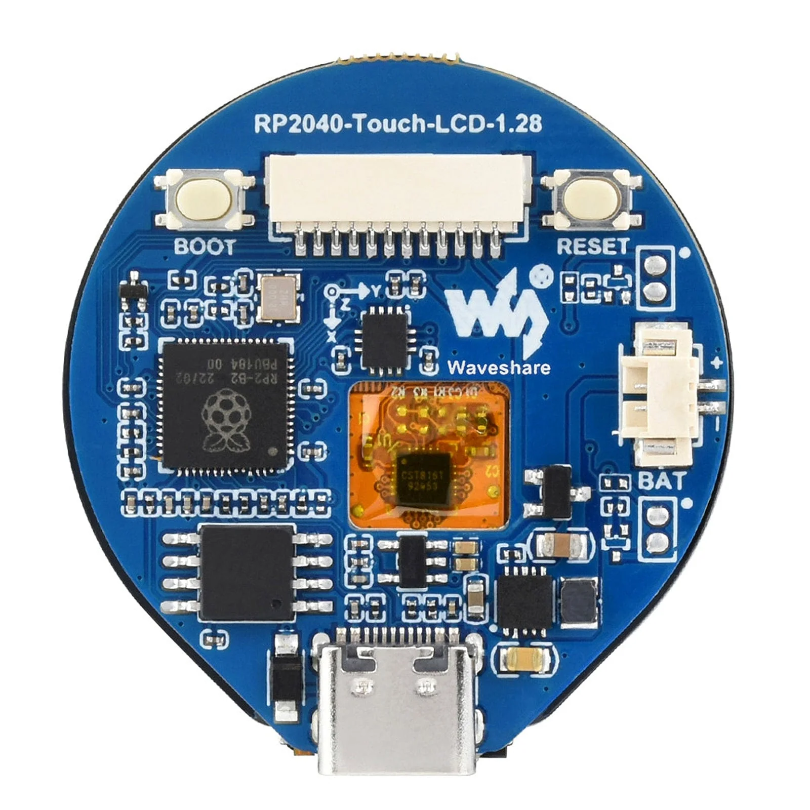 RP2040 1.28" Round Touch LCD with Accelerometer & Gyroscope - Image 6