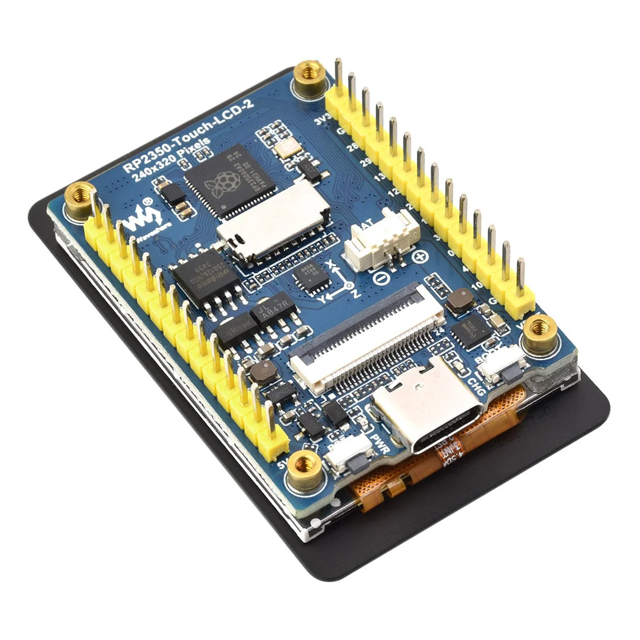RP2350 2" Capacitive Touch Display Dev Board with 6-Axis IMU - Image 3